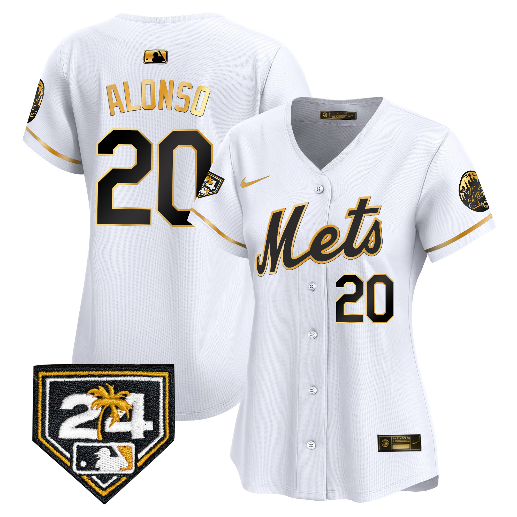 Women's New York Mets 2024 Spring Training Vapor Premier Limited Jersey V2 - All Stitched