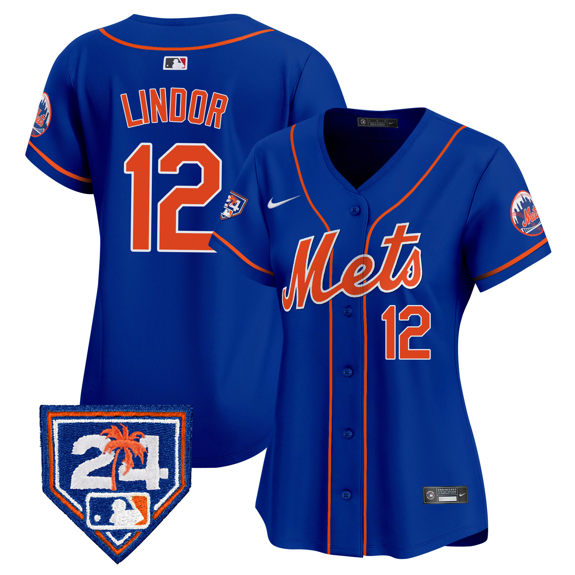 Women's New York Mets 2024 Spring Training Vapor Premier Limited Jersey V2 - All Stitched