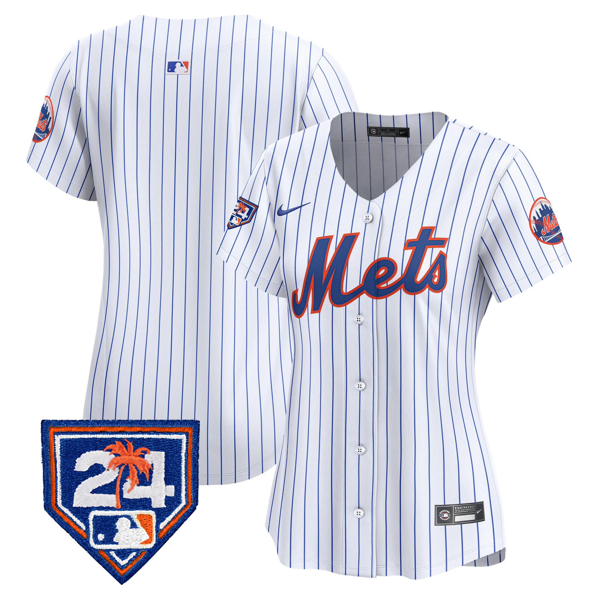 Women's New York Mets 2024 Spring Training Vapor Premier Limited Jersey V2 - All Stitched