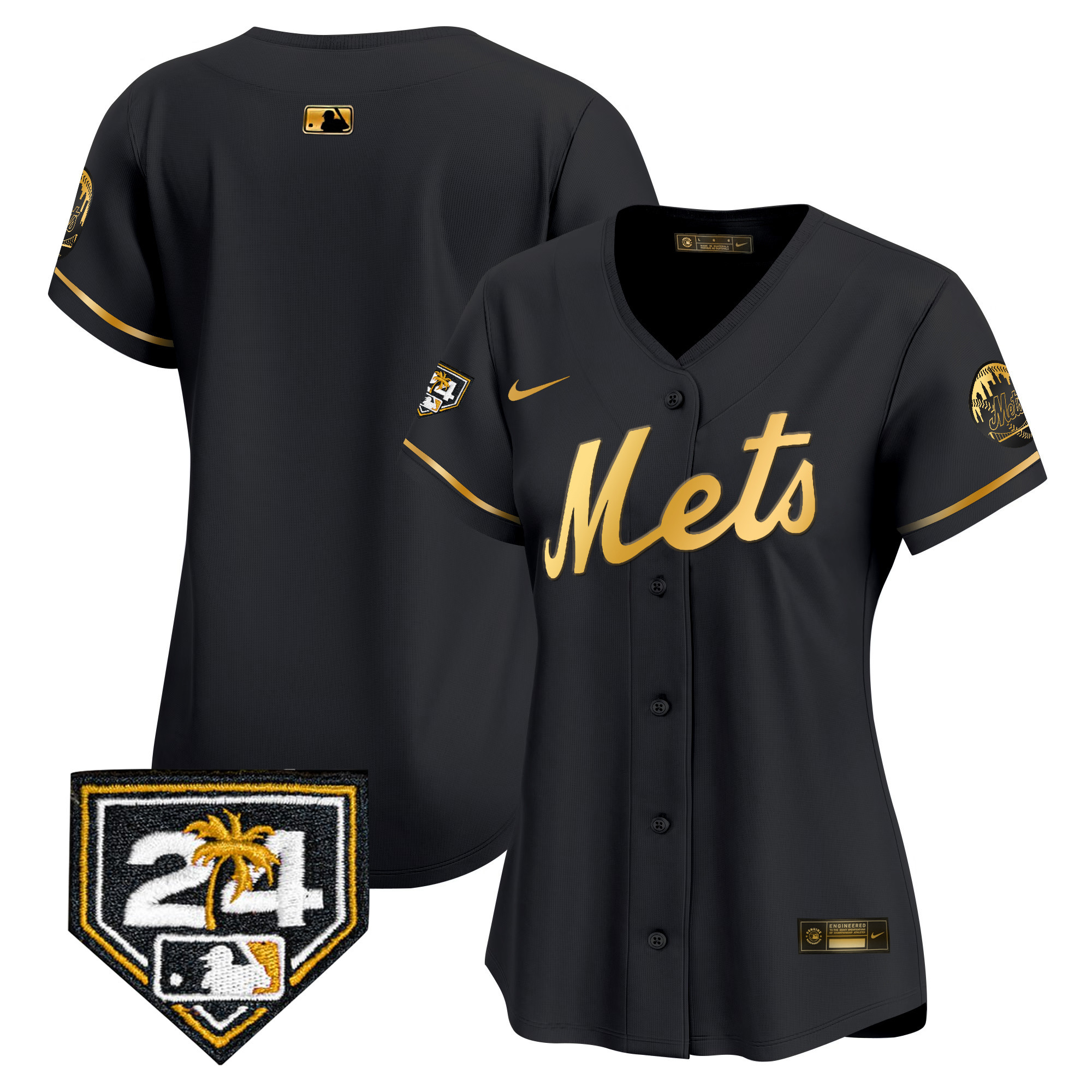 Women's New York Mets 2024 Spring Training Vapor Premier Limited Jersey V2 - All Stitched