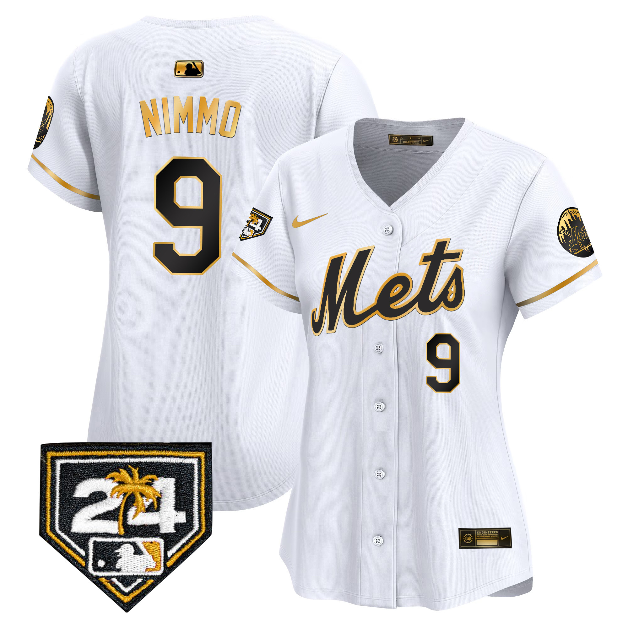 Women's New York Mets 2024 Spring Training Vapor Premier Limited Jersey V2 - All Stitched
