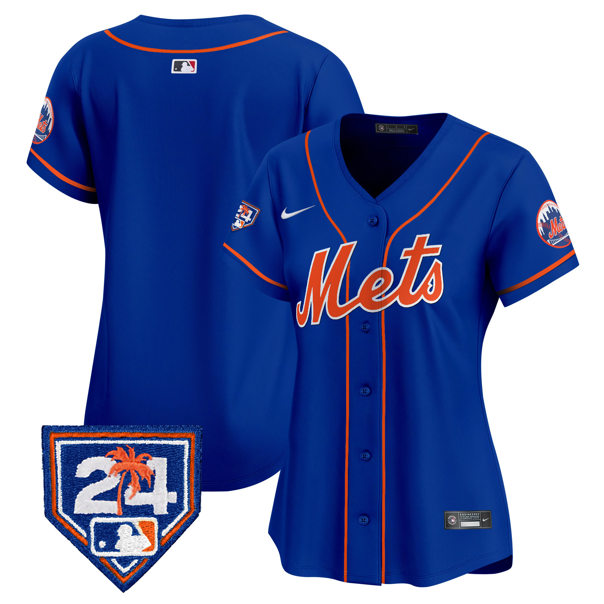 Women's New York Mets 2024 Spring Training Vapor Premier Limited Jersey V2 - All Stitched