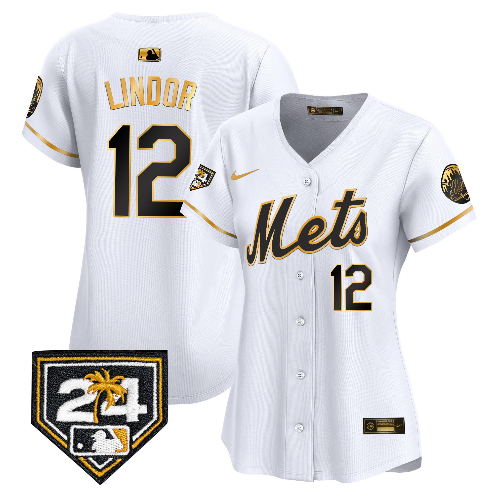 Women's New York Mets 2024 Spring Training Vapor Premier Limited Jersey V2 - All Stitched