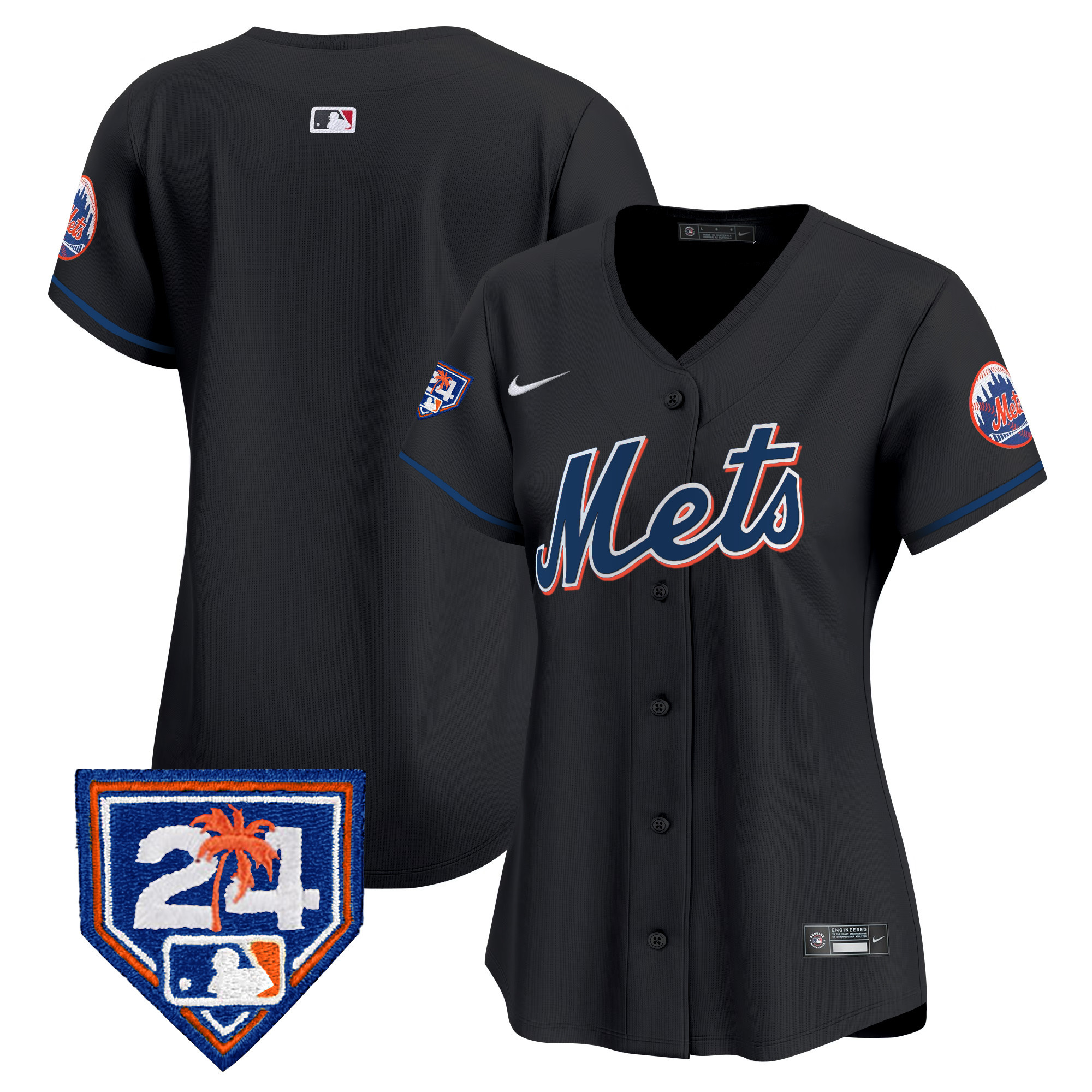 Women's New York Mets 2024 Spring Training Vapor Premier Limited Jersey V2 - All Stitched