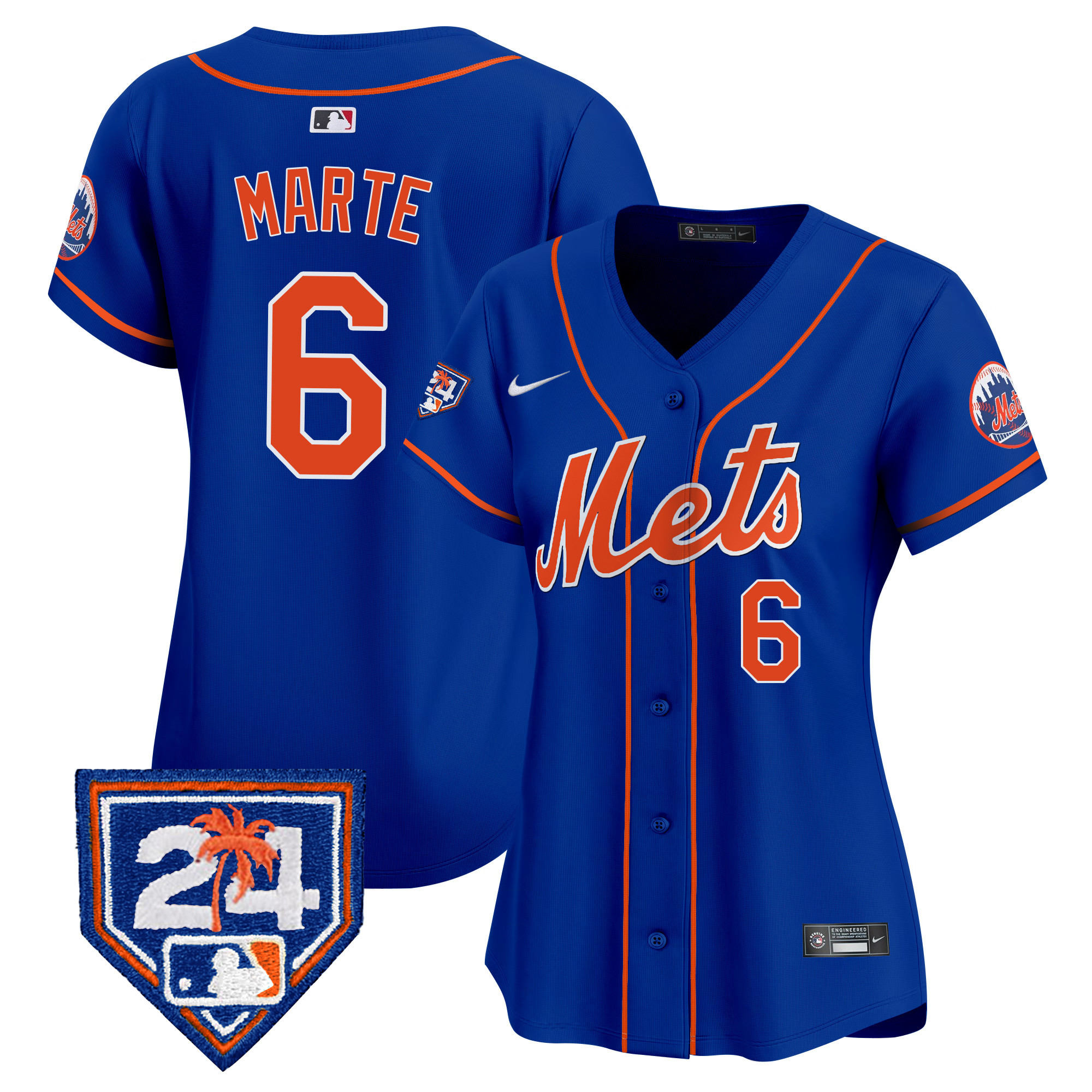 Women's New York Mets 2024 Spring Training Vapor Premier Limited Jersey V2 - All Stitched