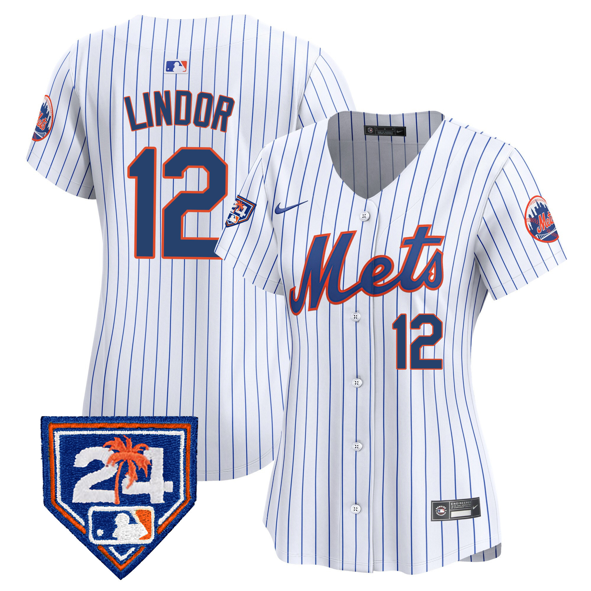 Women's New York Mets 2024 Spring Training Vapor Premier Limited Jersey V2 - All Stitched