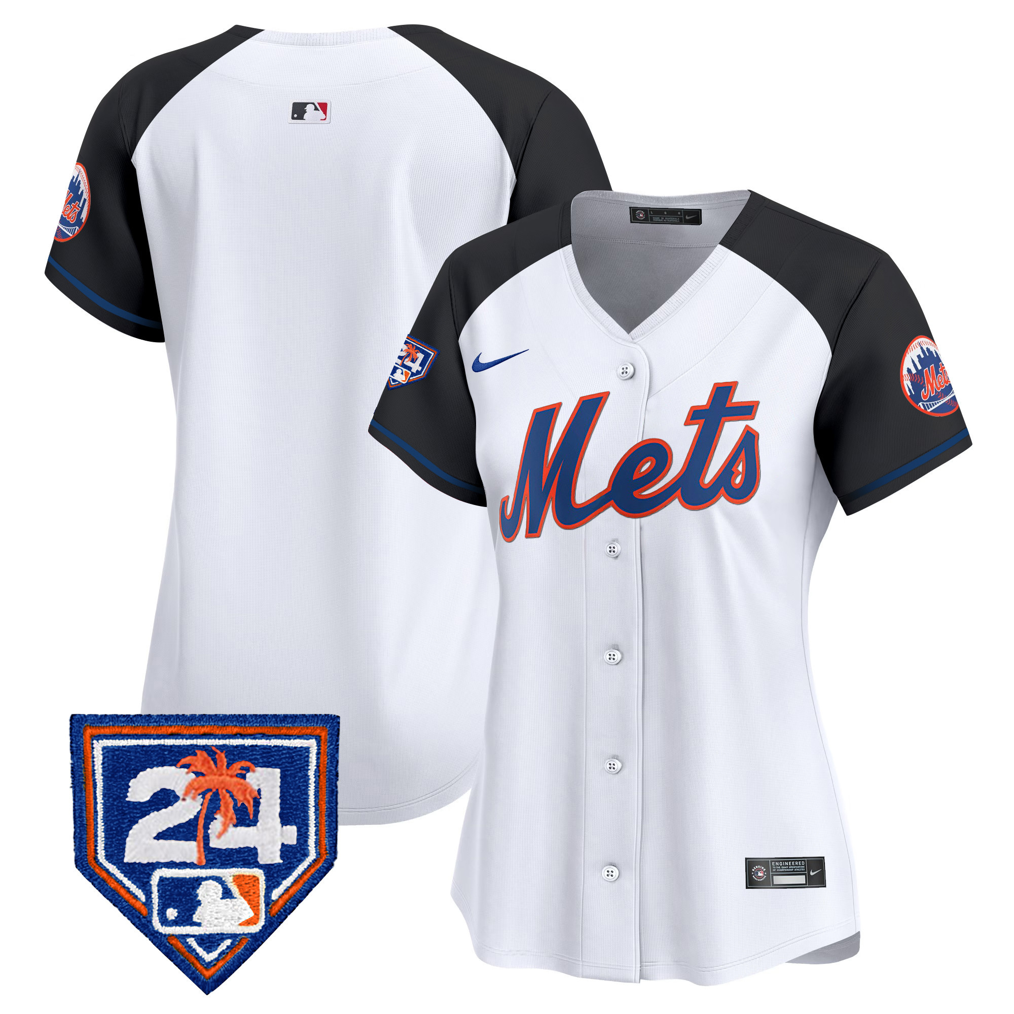 Women's New York Mets 2024 Spring Training Vapor Premier Limited Jersey V2 - All Stitched