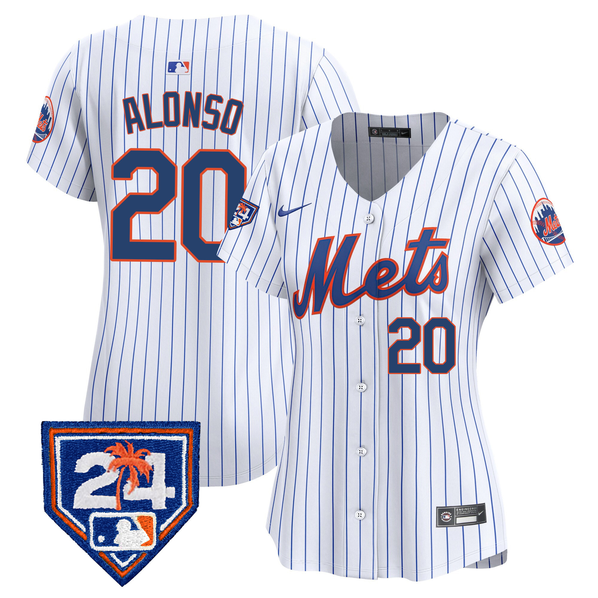 Women's New York Mets 2024 Spring Training Vapor Premier Limited Jersey V2 - All Stitched