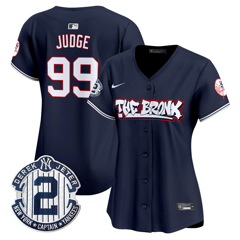 Women's New York Yankees The Bronx Graffiti Vapor Premier Limited Jersey V2 - All Stitched
