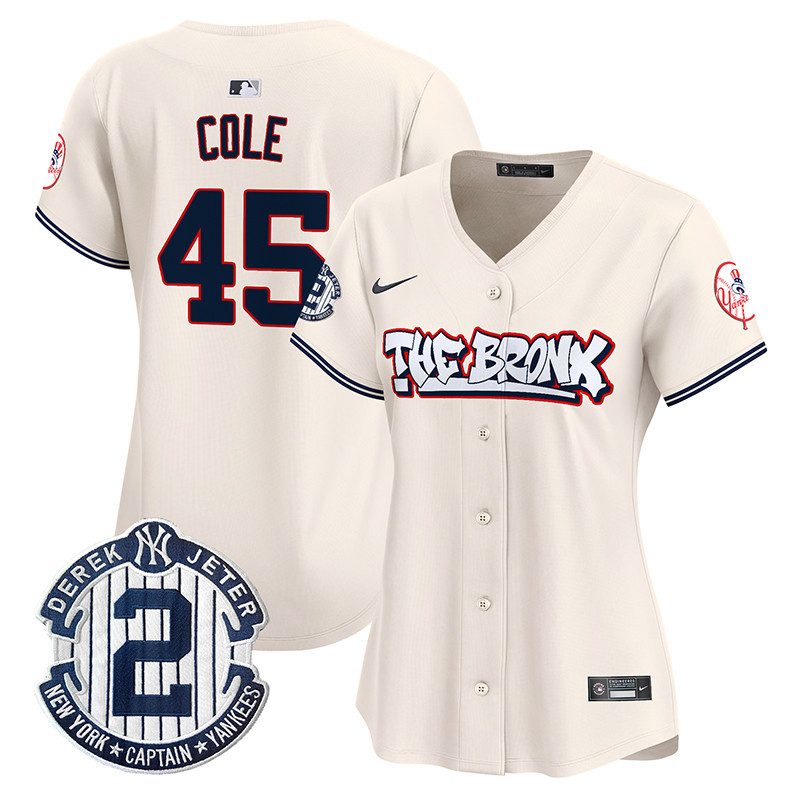Women's New York Yankees The Bronx Graffiti Vapor Premier Limited Jersey V2 - All Stitched