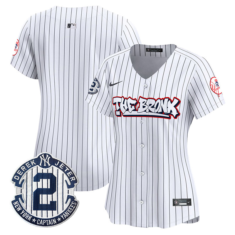 Women's New York Yankees The Bronx Graffiti Vapor Premier Limited Jersey V2 - All Stitched