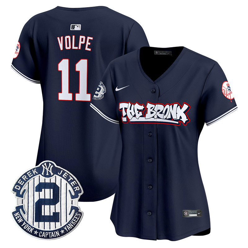 Women's New York Yankees The Bronx Graffiti Vapor Premier Limited Jersey V2 - All Stitched