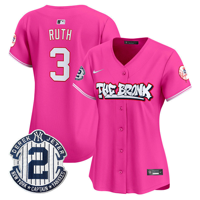 Women's New York Yankees The Bronx Graffiti Vapor Premier Limited Jersey V2 - All Stitched