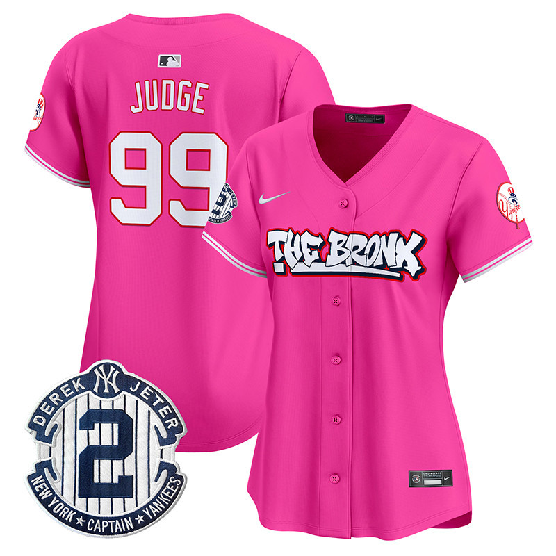 Women's New York Yankees The Bronx Graffiti Vapor Premier Limited Jersey V2 - All Stitched