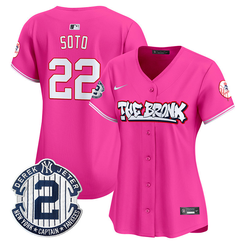 Women's New York Yankees The Bronx Graffiti Vapor Premier Limited Jersey V2 - All Stitched