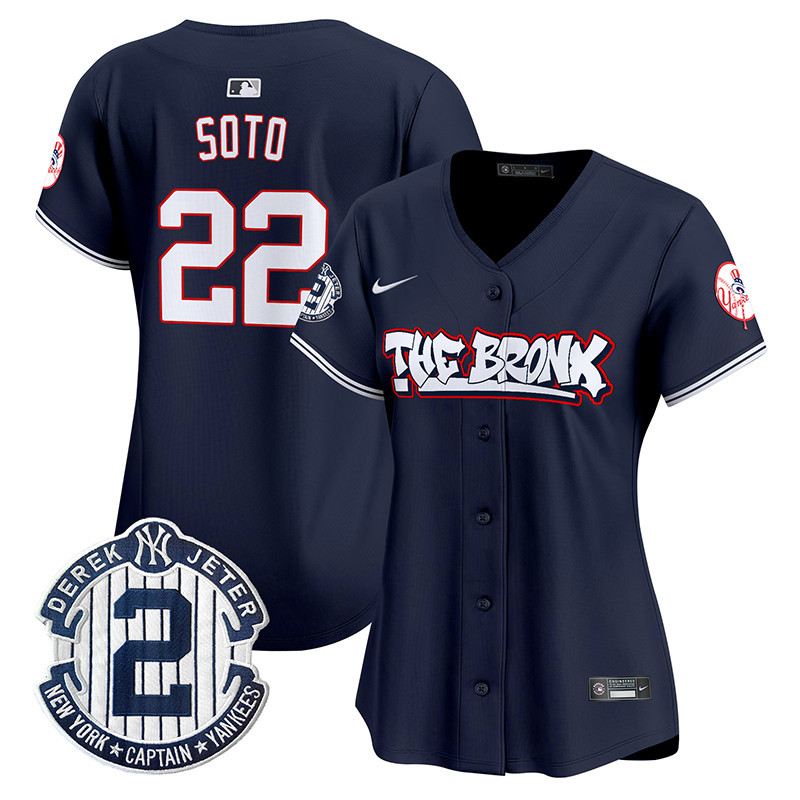 Women's New York Yankees The Bronx Graffiti Vapor Premier Limited Jersey V2 - All Stitched