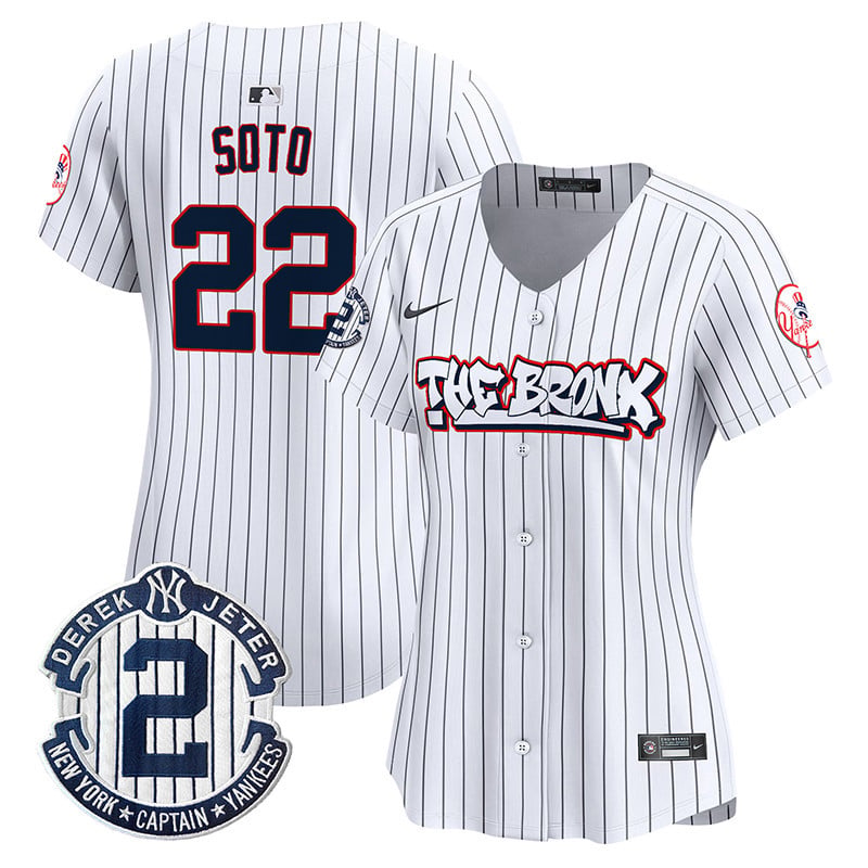 Women's New York Yankees The Bronx Graffiti Vapor Premier Limited Jersey V2 - All Stitched
