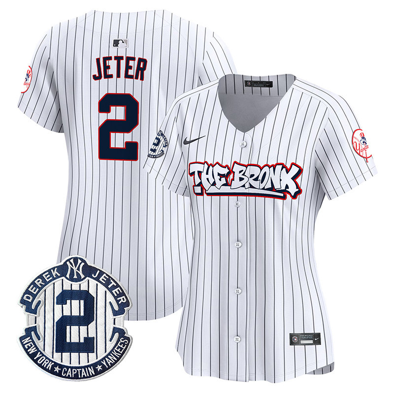 Women's New York Yankees The Bronx Graffiti Vapor Premier Limited Jersey V2 - All Stitched
