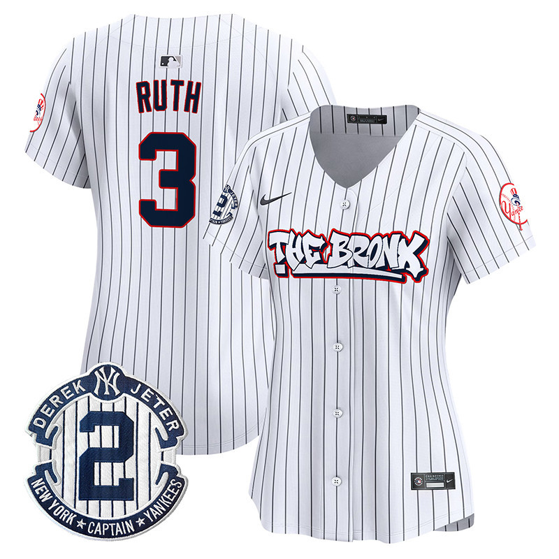 Women's New York Yankees The Bronx Graffiti Vapor Premier Limited Jersey V2 - All Stitched