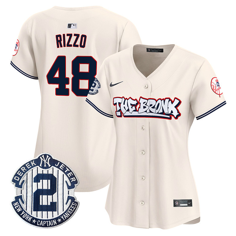 Women's New York Yankees The Bronx Graffiti Vapor Premier Limited Jersey V2 - All Stitched