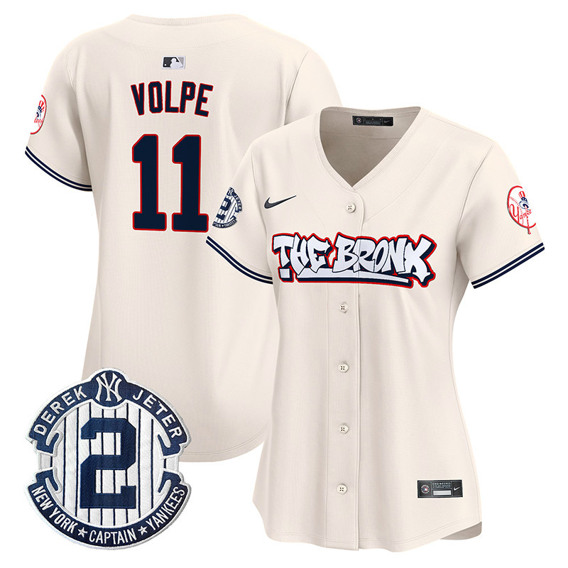 Women's New York Yankees The Bronx Graffiti Vapor Premier Limited Jersey V2 - All Stitched