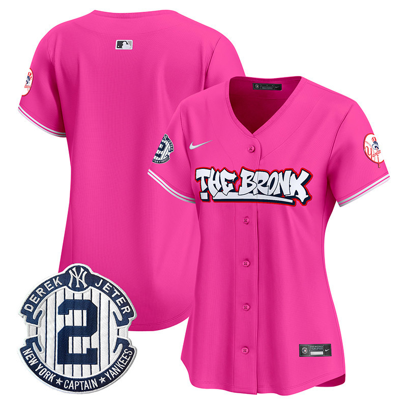 Women's New York Yankees The Bronx Graffiti Vapor Premier Limited Jersey V2 - All Stitched
