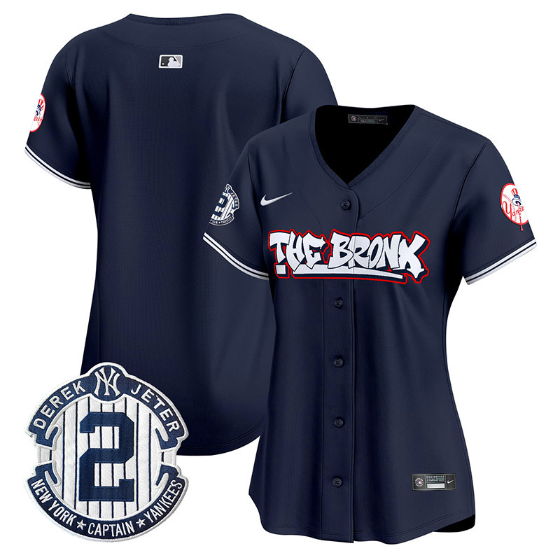 Women's New York Yankees The Bronx Graffiti Vapor Premier Limited Jersey V2 - All Stitched