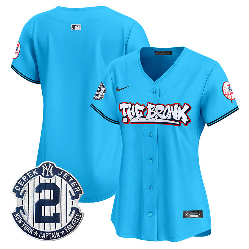 Women's New York Yankees The Bronx Graffiti Vapor Premier Limited Jersey V2 - All Stitched