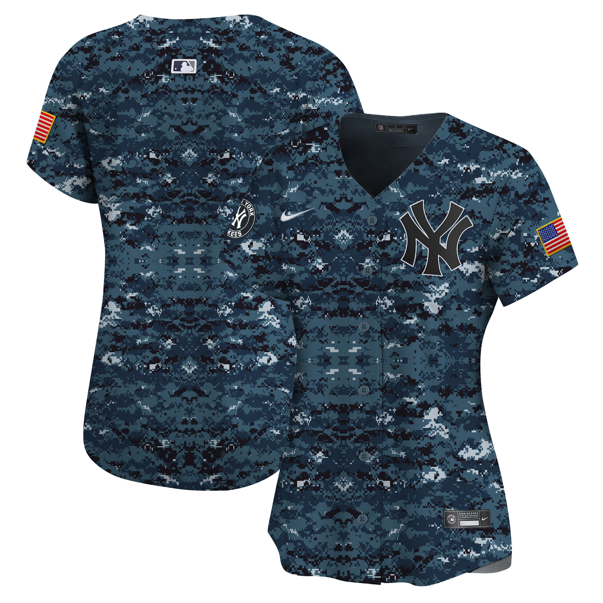 Women's New York Yankees USMC Alternate Vapor Premier Limited Jersey - All Stitched