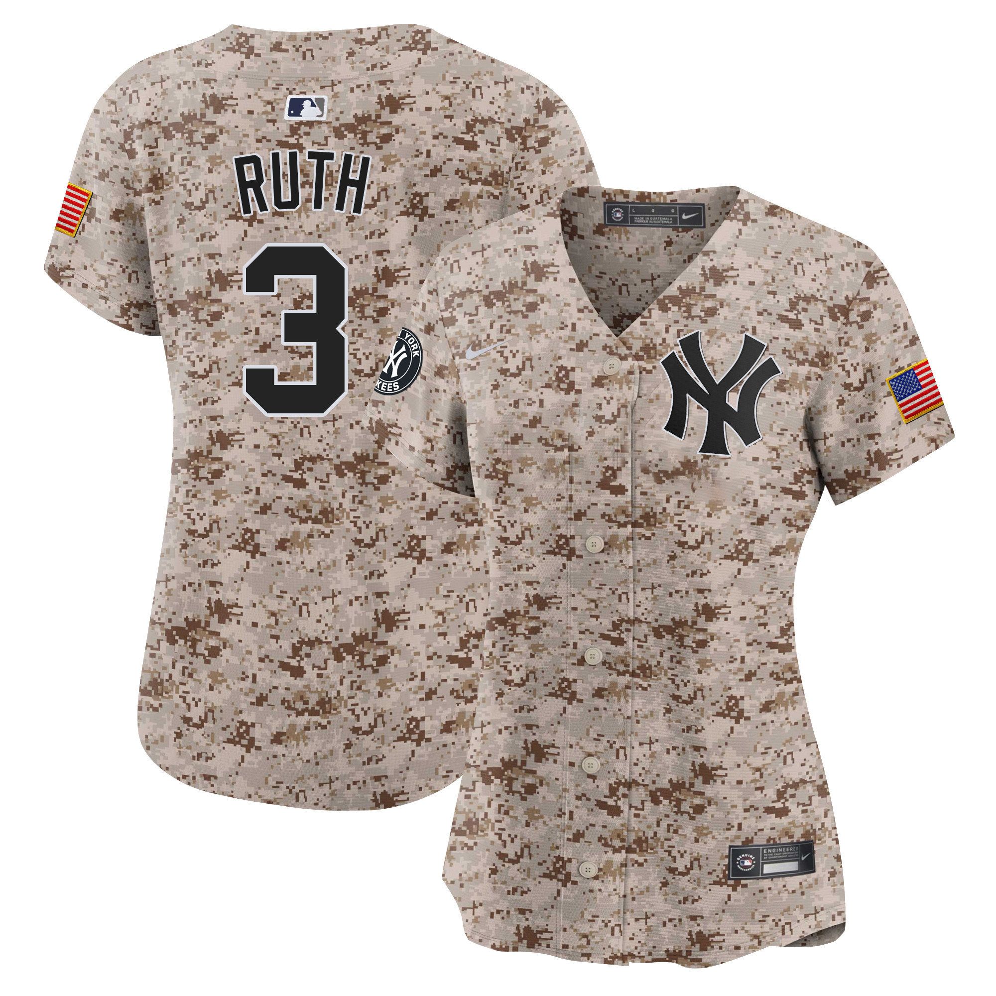 Women's New York Yankees USMC Alternate Vapor Premier Limited Jersey - All Stitched