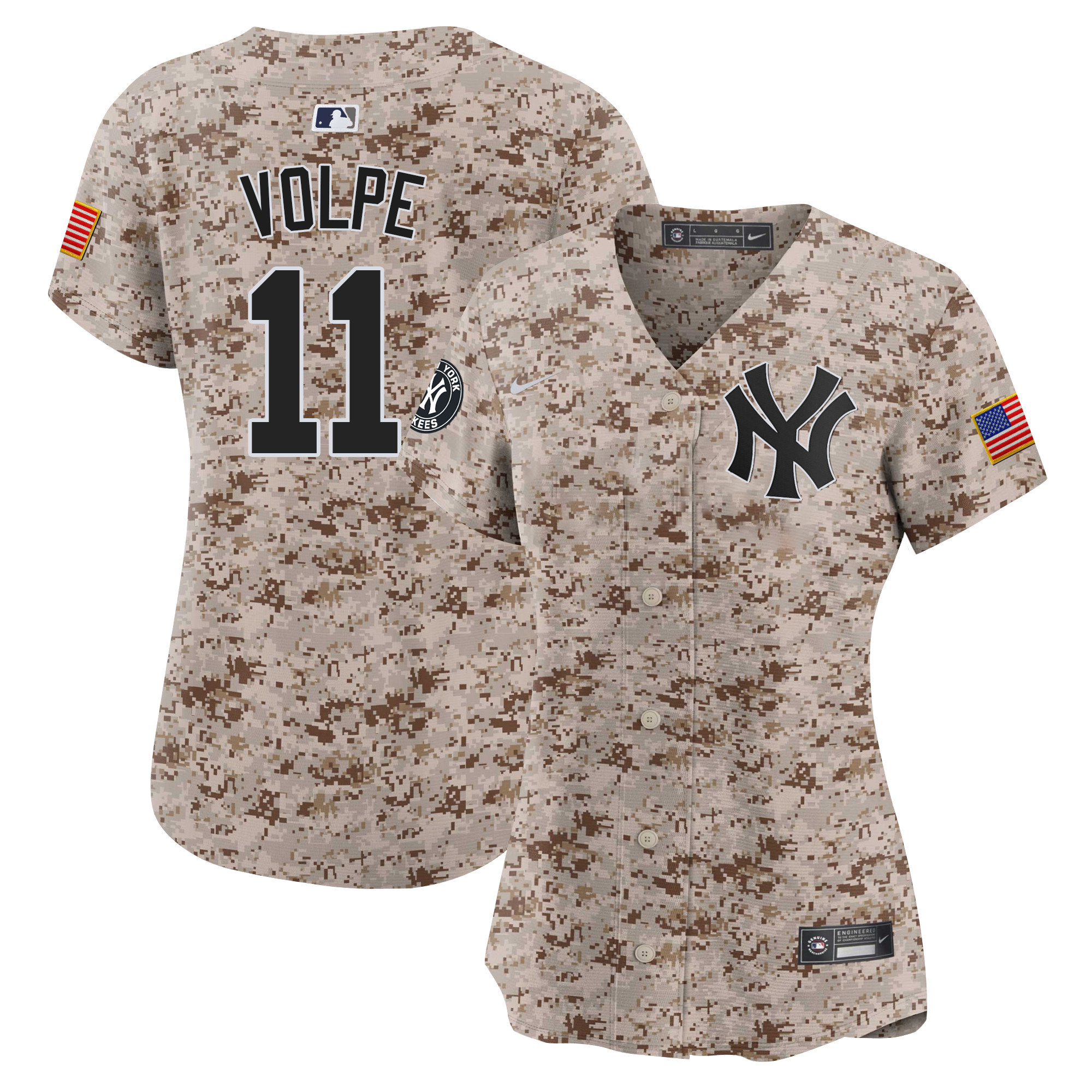 Women's New York Yankees USMC Alternate Vapor Premier Limited Jersey - All Stitched