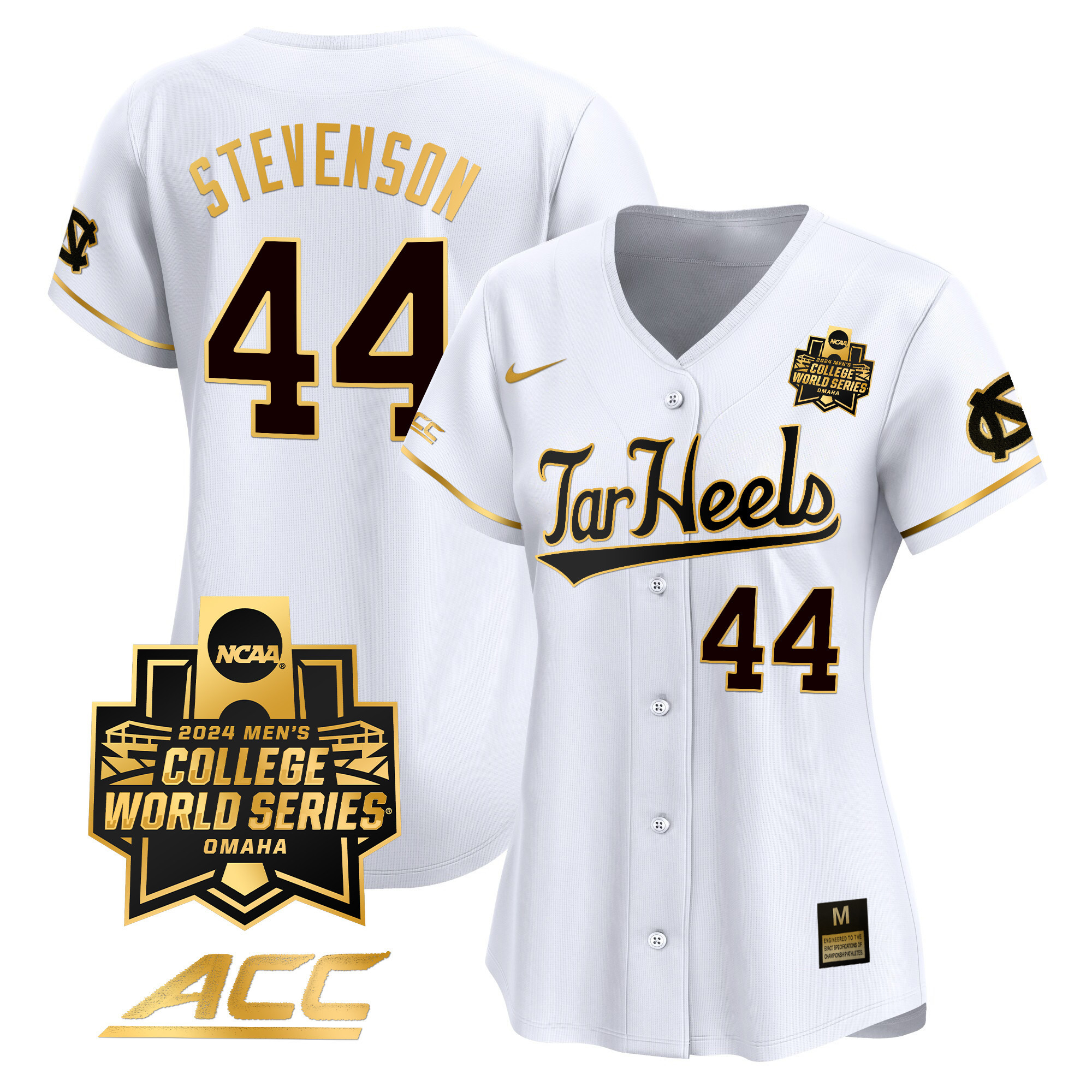 Women's North Carolina Tar Heels 2024 College World Series Vapor Premier Limited Jersey - All Stitched