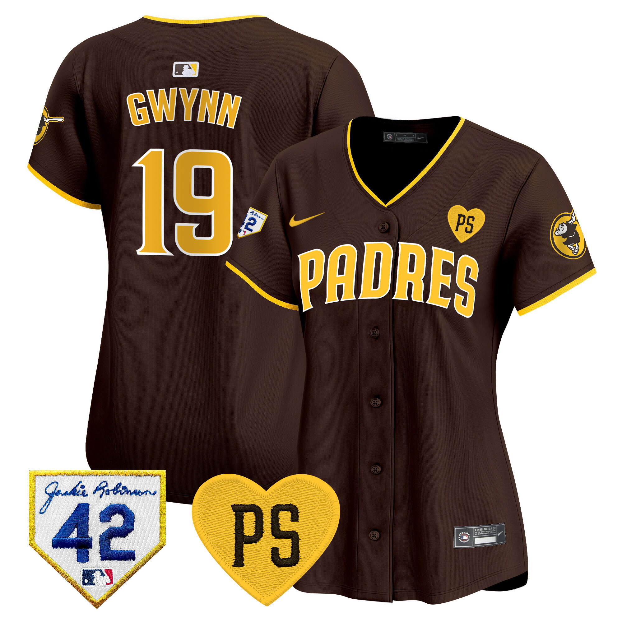 Women's Padres 2024 “For Peter” & Robinson Patch Vapor Premier Limited Jersey – All Stitched