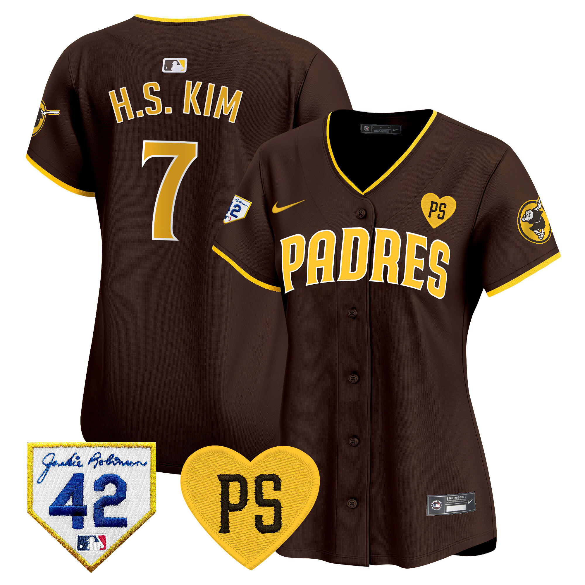 Women's Padres 2024 “For Peter” & Robinson Patch Vapor Premier Limited Jersey – All Stitched