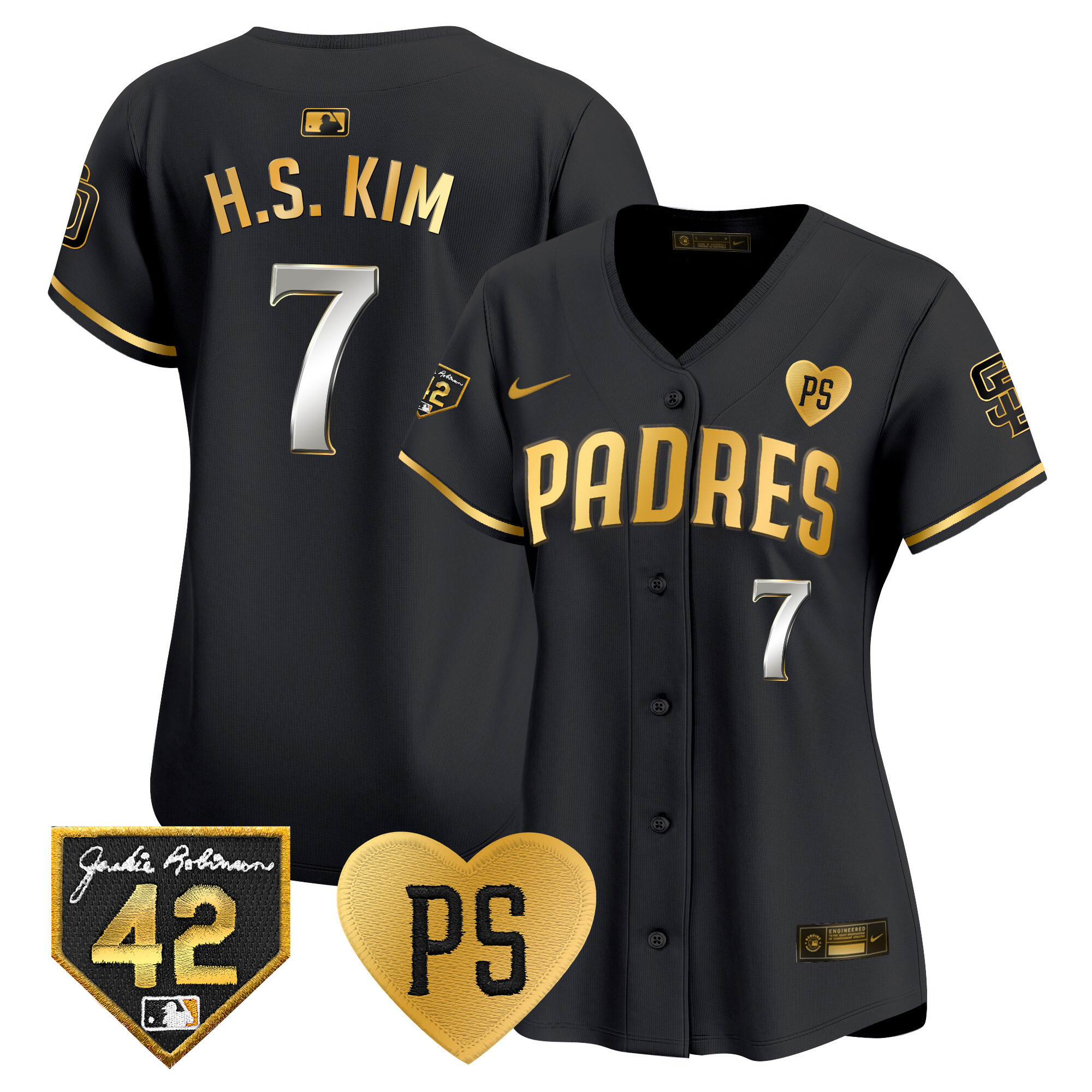 Women's Padres 2024 “For Peter” & Robinson Patch Vapor Premier Limited Jersey – All Stitched