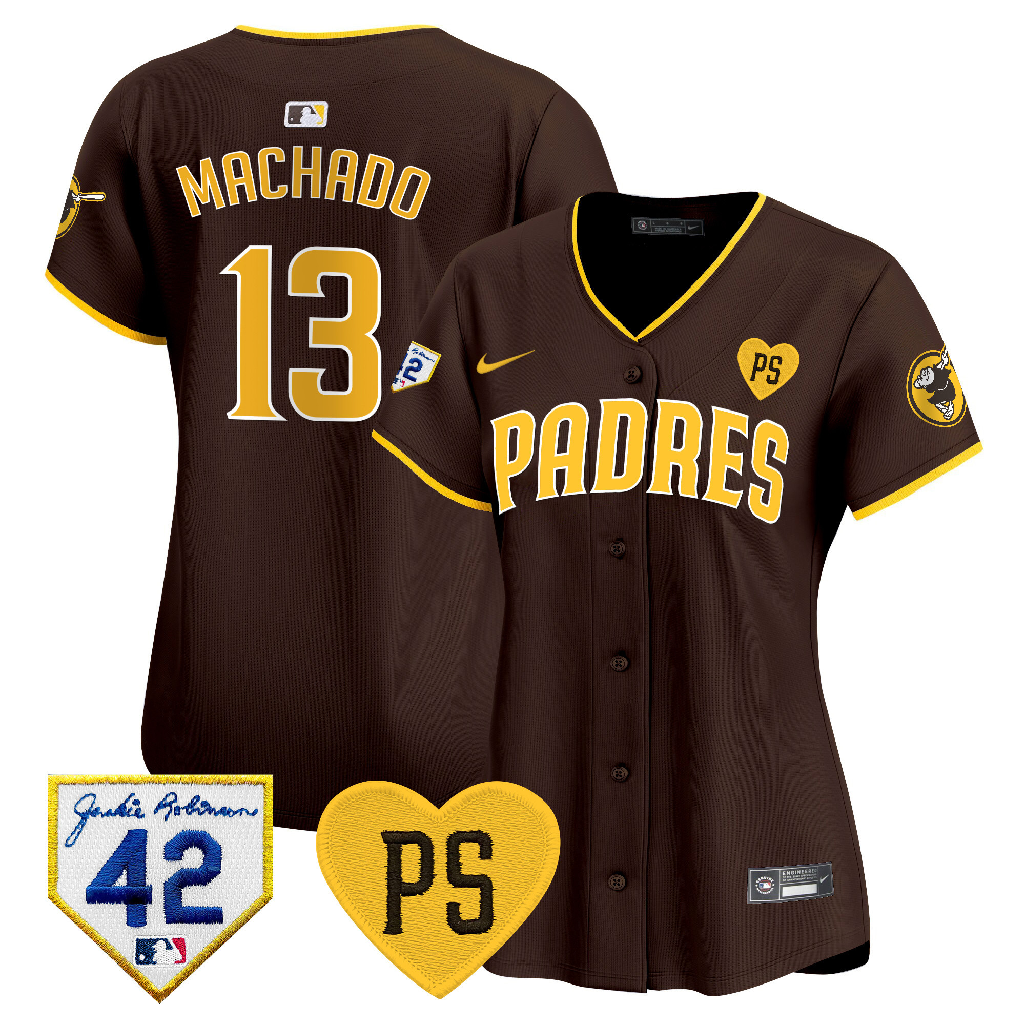 Women's Padres 2024 “For Peter” & Robinson Patch Vapor Premier Limited Jersey – All Stitched