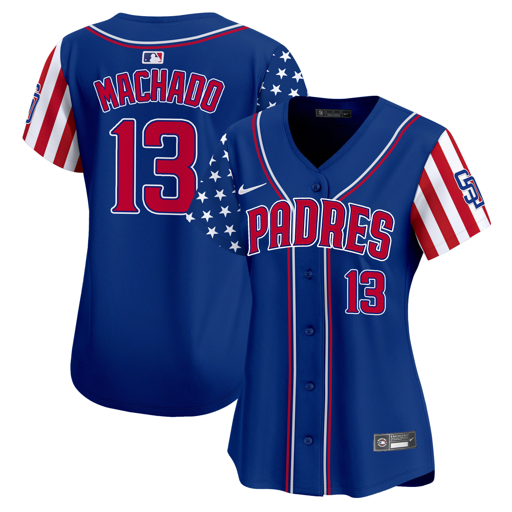 Women's Padres 2024 Independence Day Vapor Premier Limited Jersey - All Stitched
