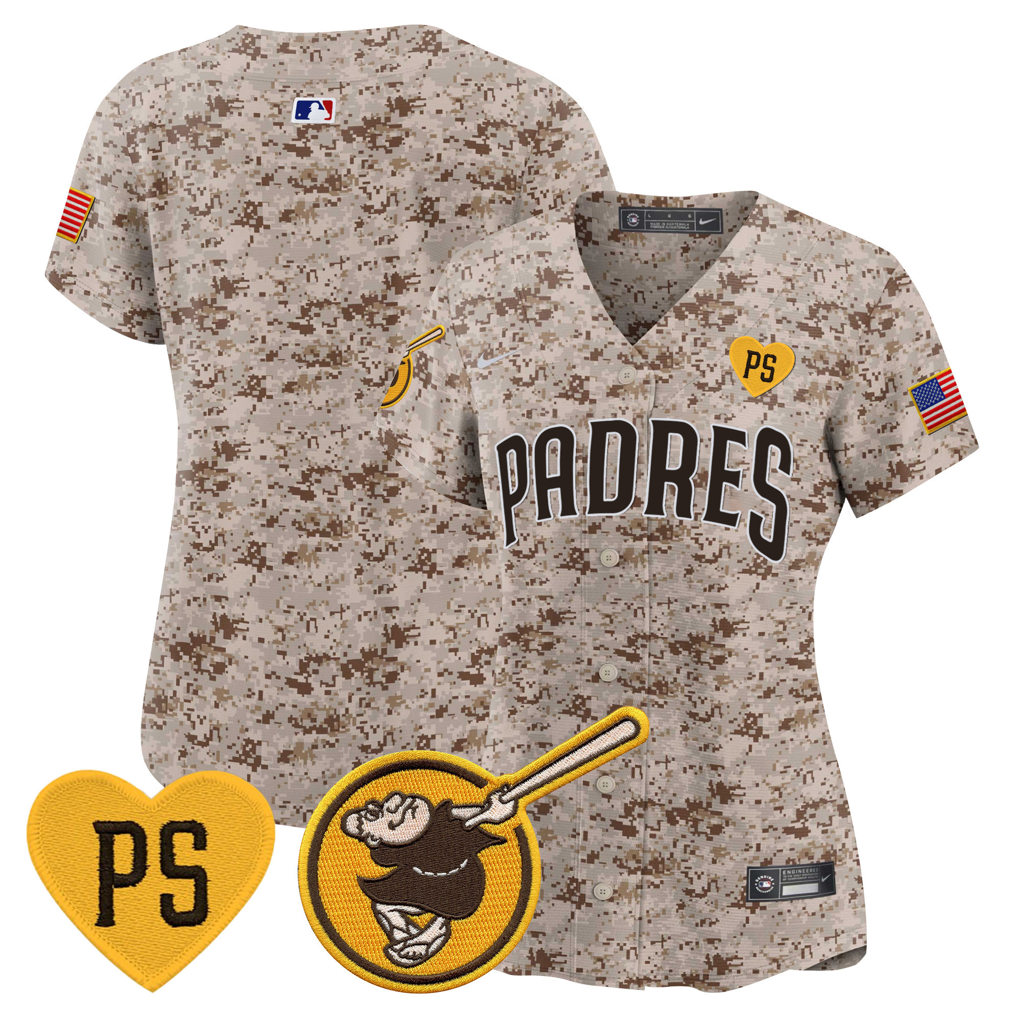 Women's Padres USMC Alternate Vapor Premier Limited Jersey – All Stitched