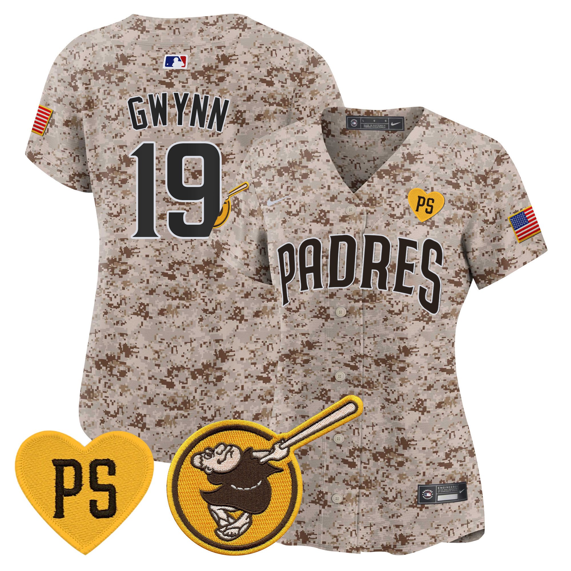 Women's Padres USMC Alternate Vapor Premier Limited Jersey – All Stitched
