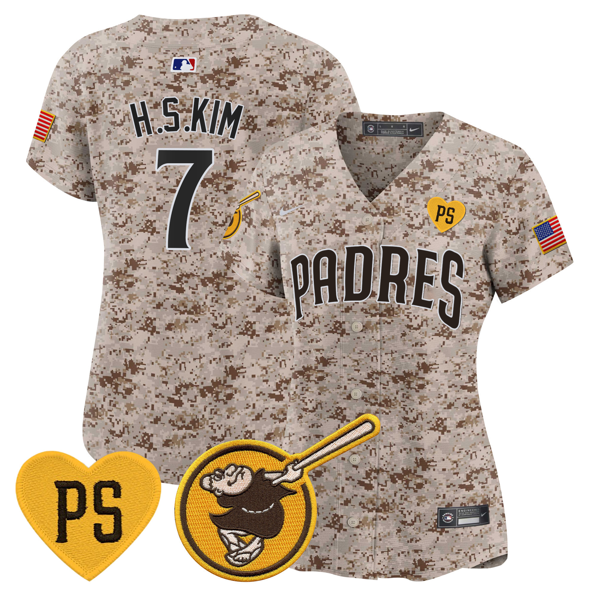 Women's Padres USMC Alternate Vapor Premier Limited Jersey – All Stitched