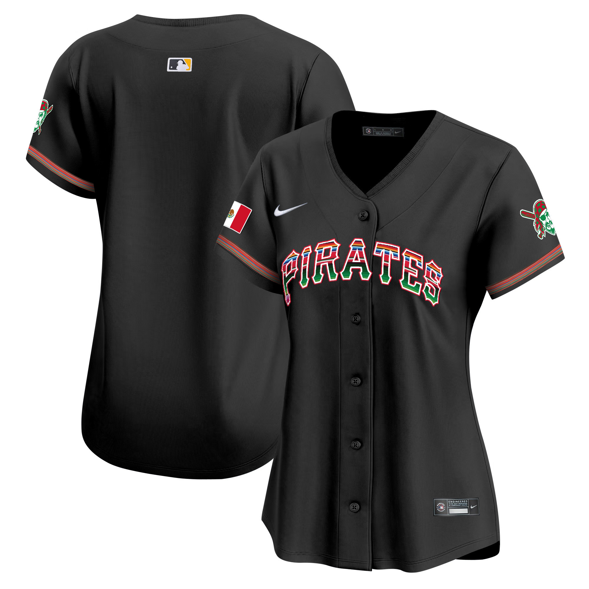 Women's Pittsburgh Pirates Mexico Vapor Premier Limited Jersey - All Stitched