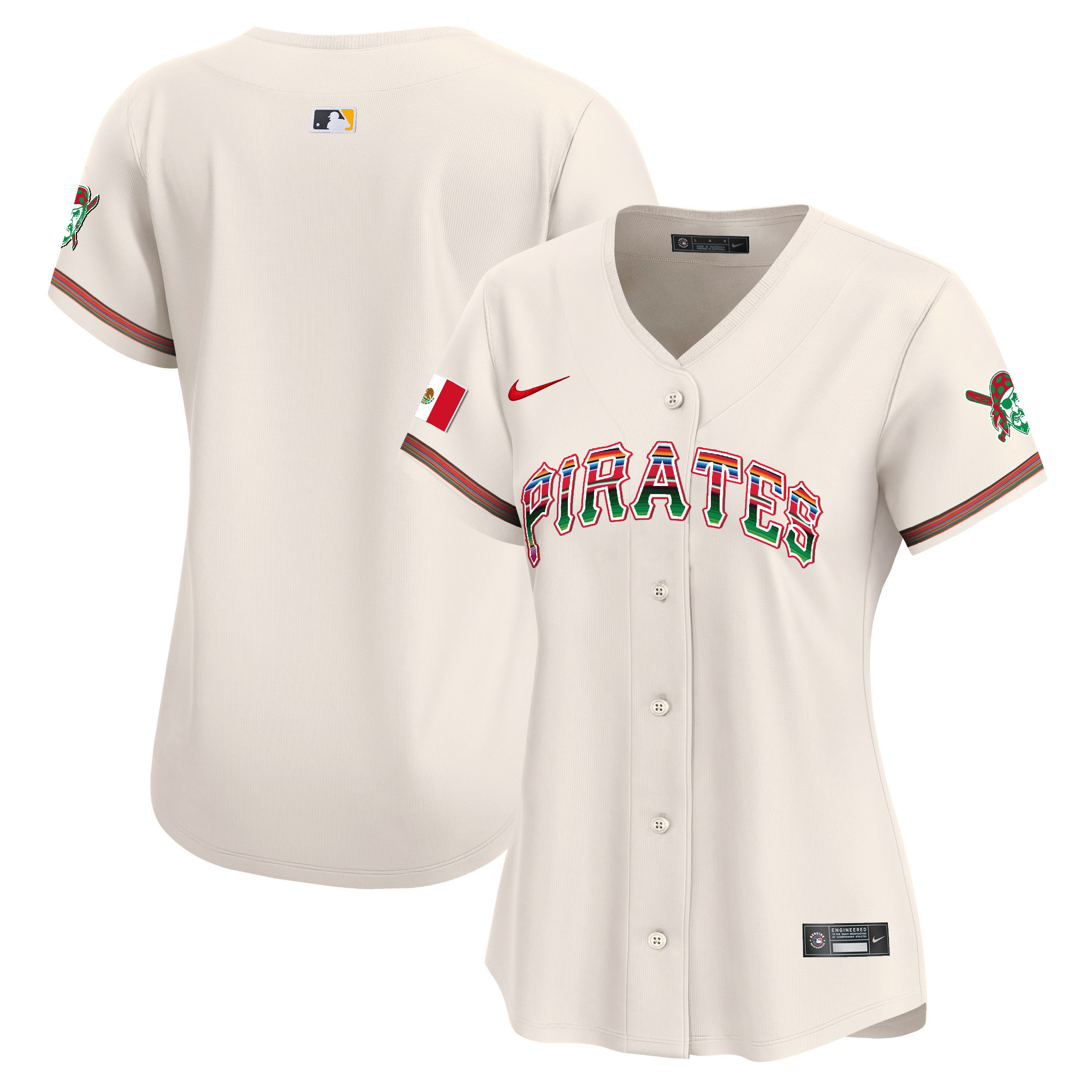 Women's Pittsburgh Pirates Mexico Vapor Premier Limited Jersey - All Stitched