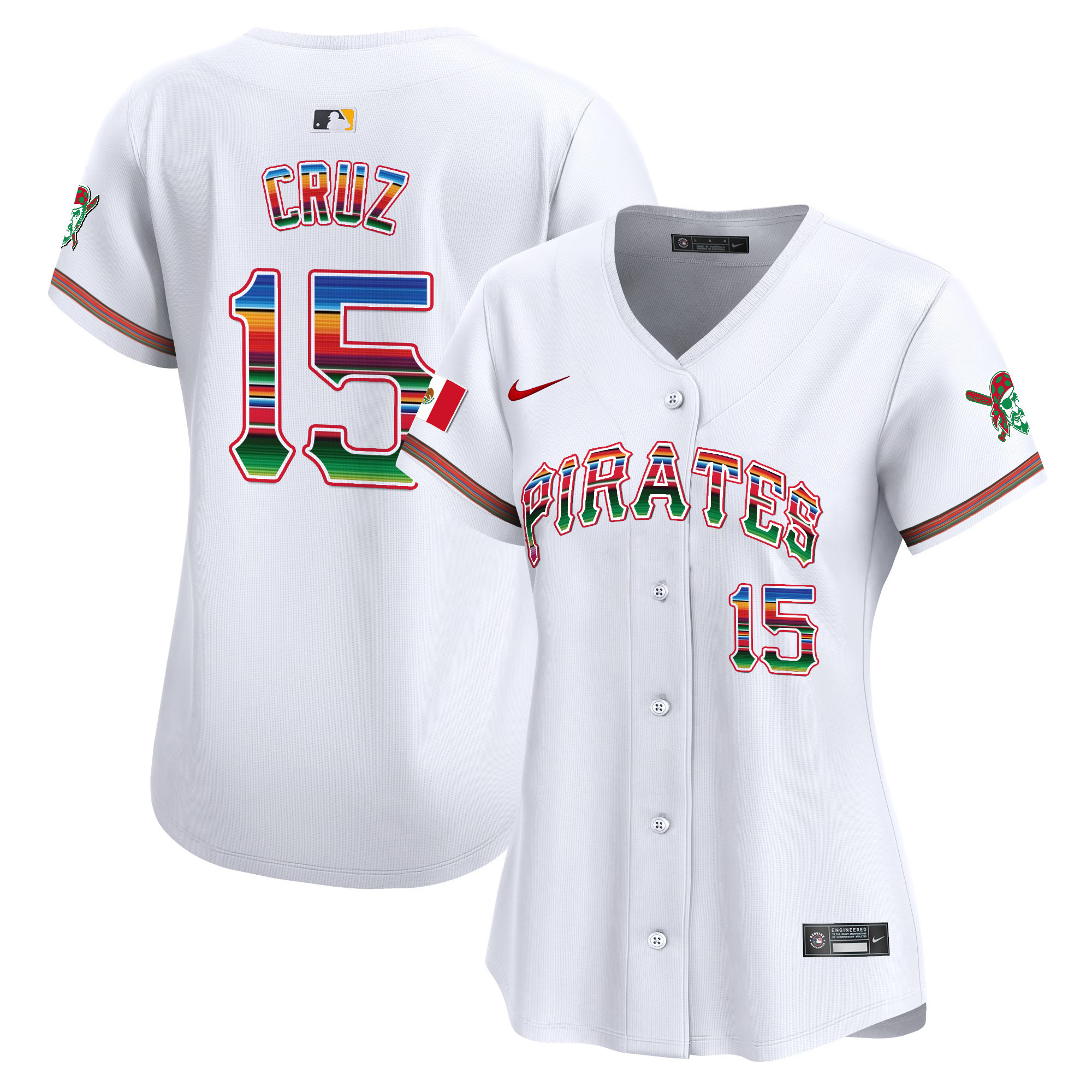 Women's Pittsburgh Pirates Mexico Vapor Premier Limited Jersey - All Stitched