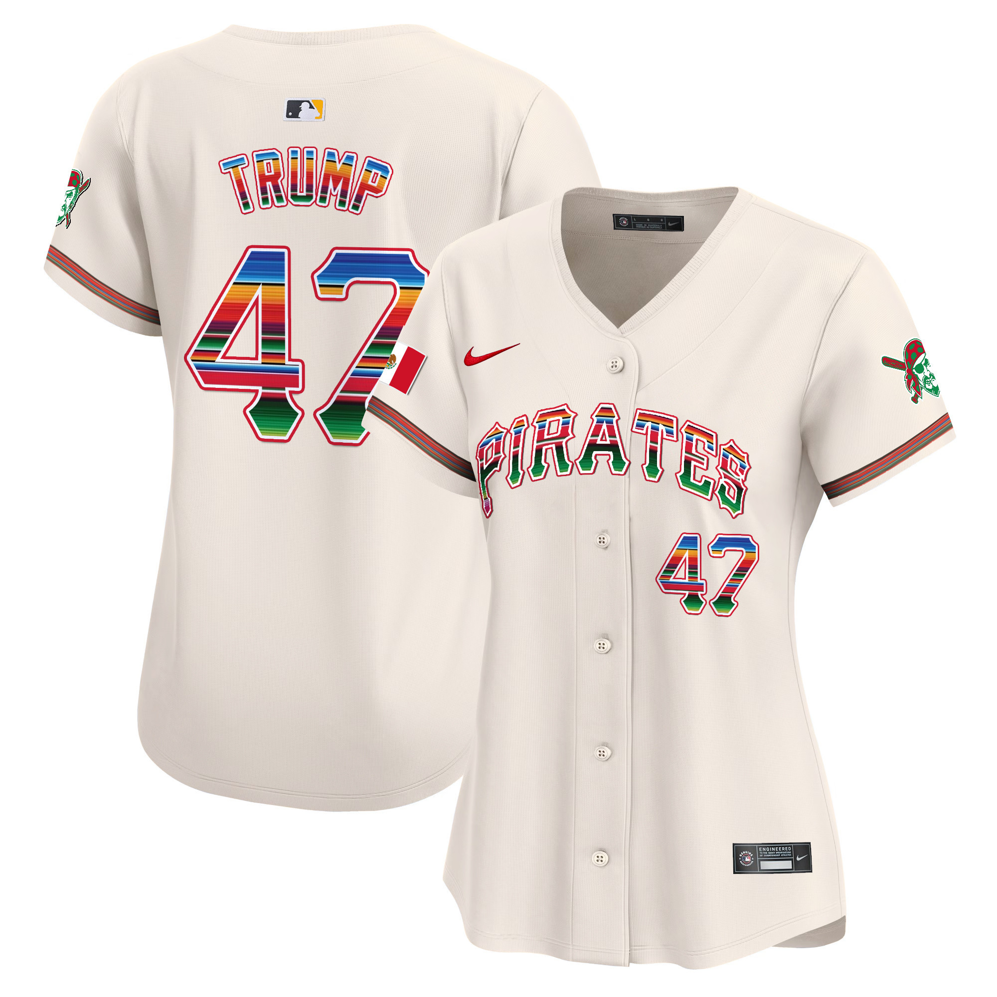Women's Pittsburgh Pirates Mexico Vapor Premier Limited Jersey - All Stitched