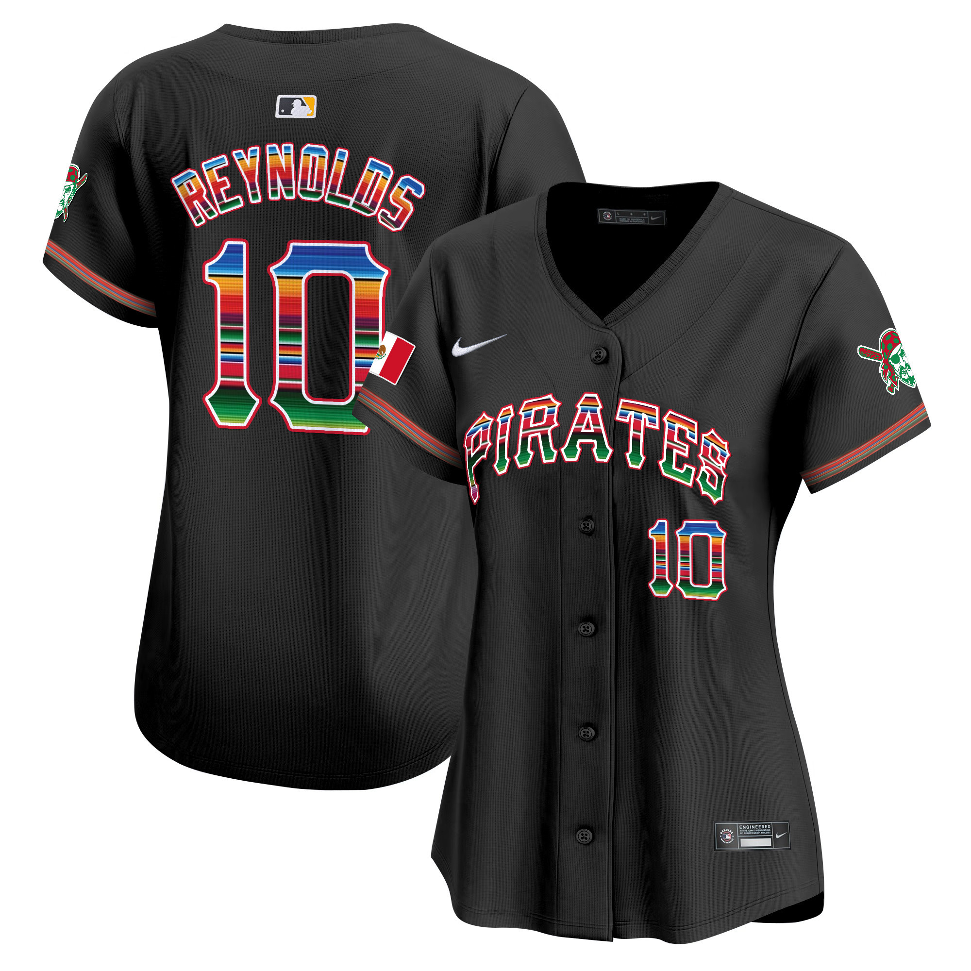 Women's Pittsburgh Pirates Mexico Vapor Premier Limited Jersey - All Stitched