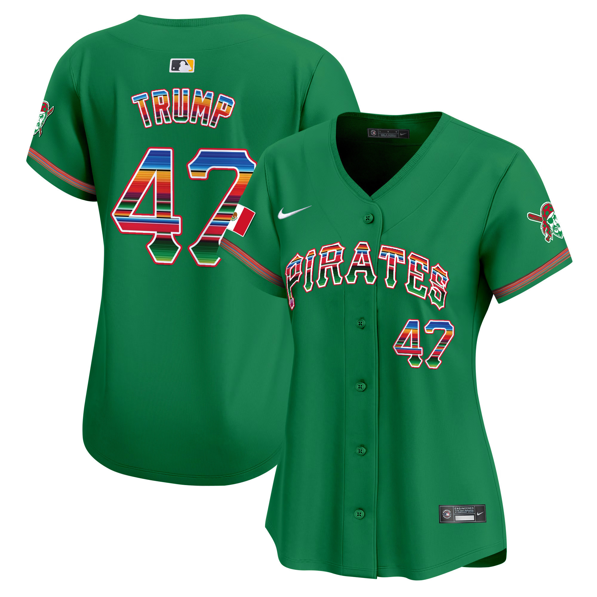 Women's Pittsburgh Pirates Mexico Vapor Premier Limited Jersey - All Stitched