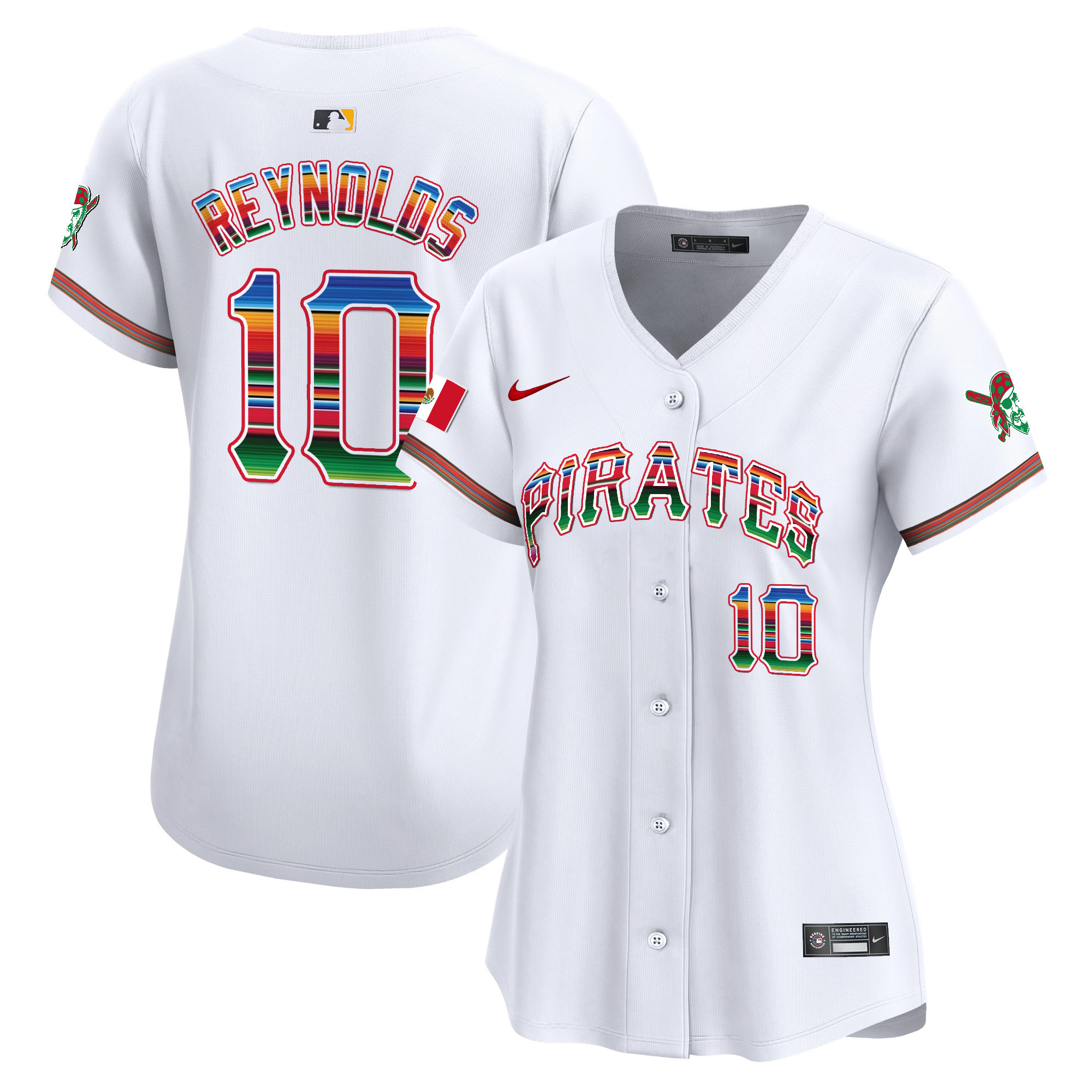 Women's Pittsburgh Pirates Mexico Vapor Premier Limited Jersey - All Stitched