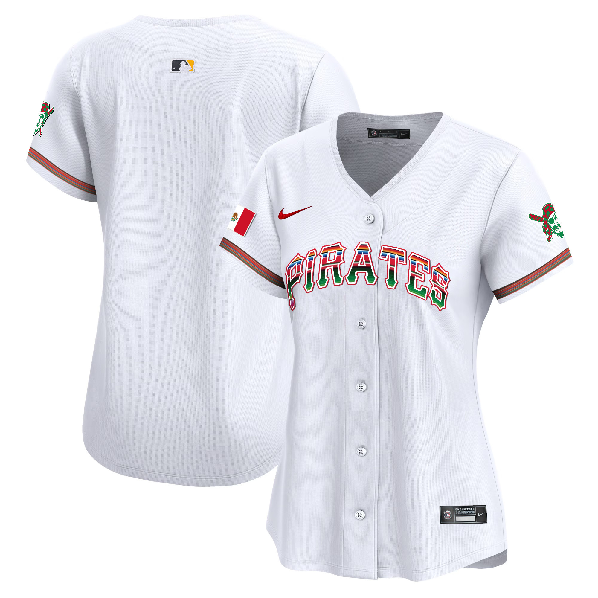 Women's Pittsburgh Pirates Mexico Vapor Premier Limited Jersey - All Stitched