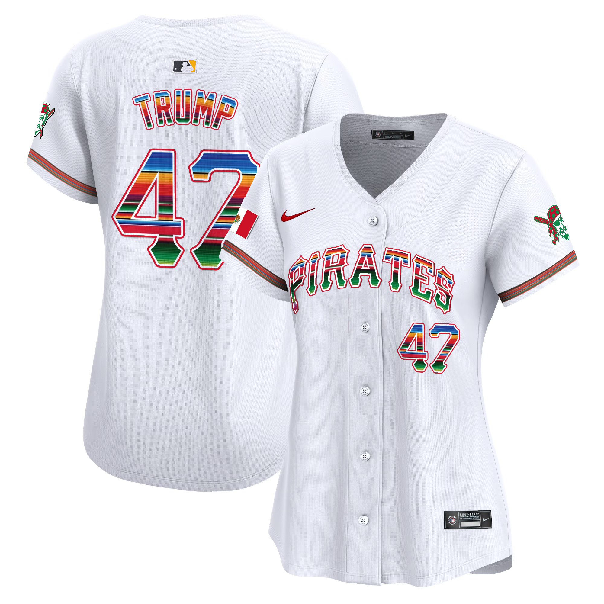 Women's Pittsburgh Pirates Mexico Vapor Premier Limited Jersey - All Stitched