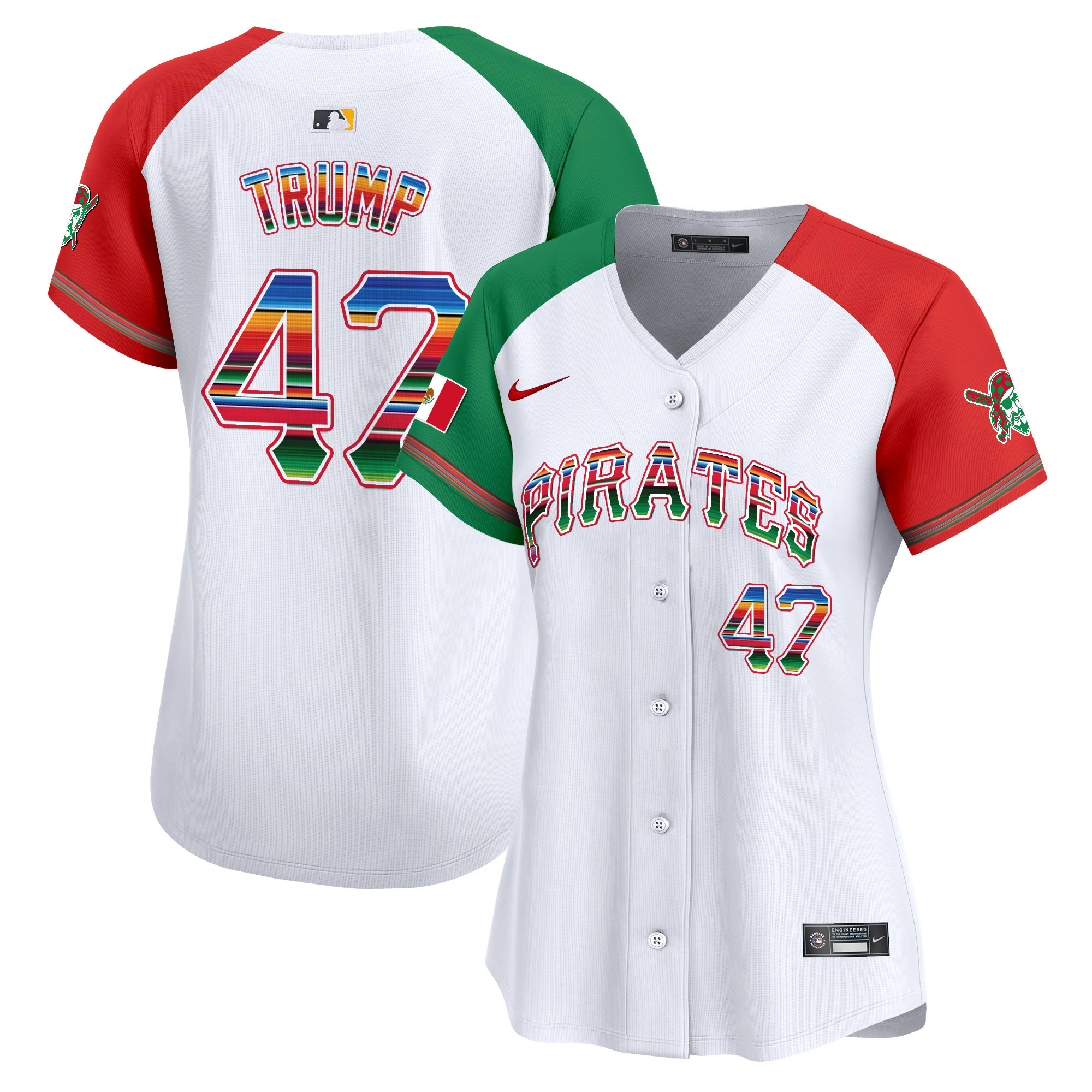 Women's Pittsburgh Pirates Mexico Vapor Premier Limited Jersey - All Stitched